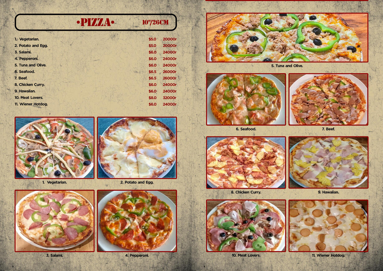 High-quality pizzas in every style