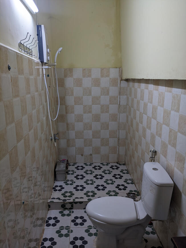 Bathroom, from door
